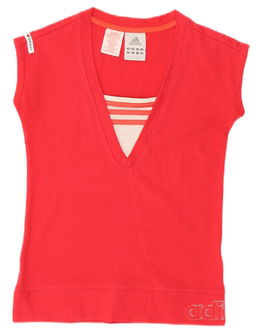 Tricou grafic ADIDAS Fete Top 11-12 Ani Roz Bumbac