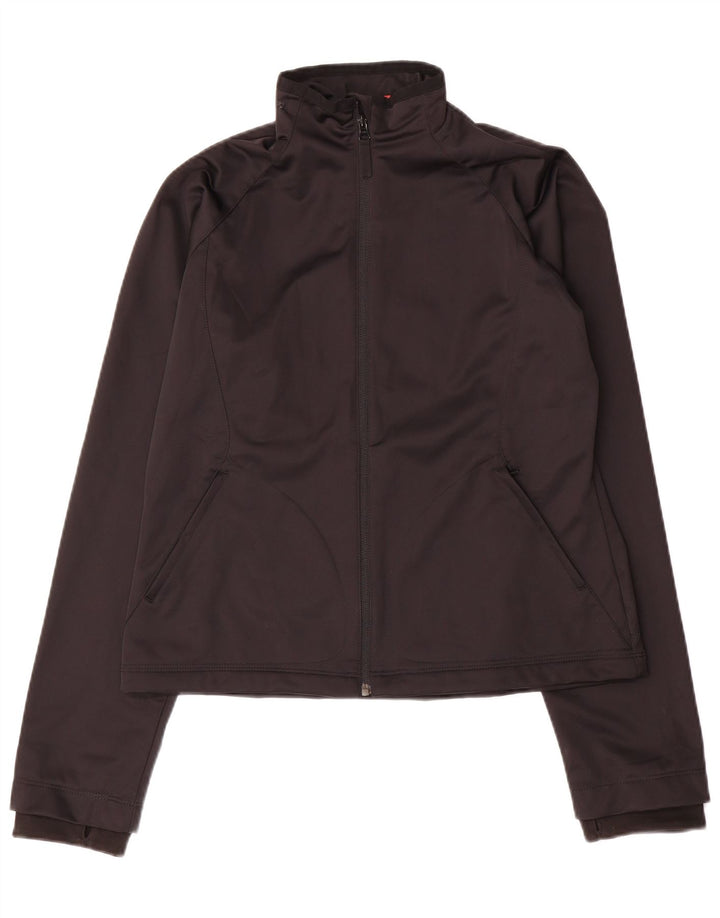 Jachetă de top cu trening grafic Puma pentru femei UK 14 Medium Black