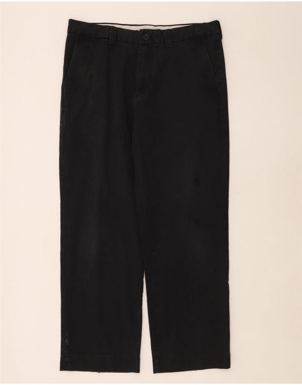 Pantaloni chino drepți pentru bărbați Gap L34 L30 bumbac negru
