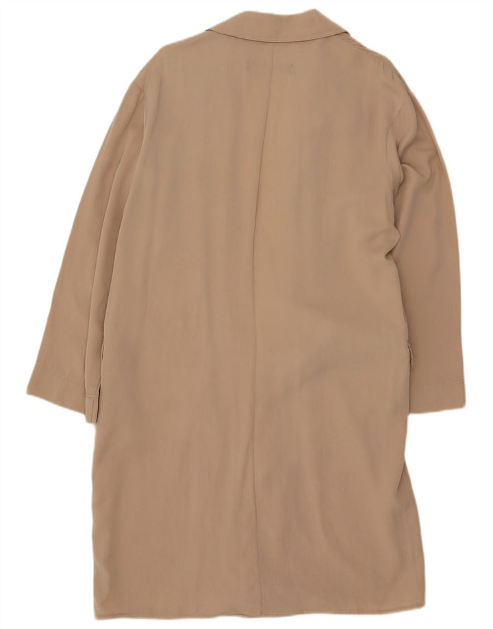 Pardesiu pentru femei Zara UK 16, mare, bej, lyocell