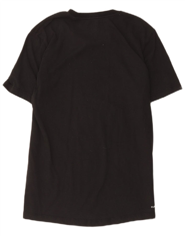 Tricou grafic Adidas pentru bărbați Top mediu negru bumbac