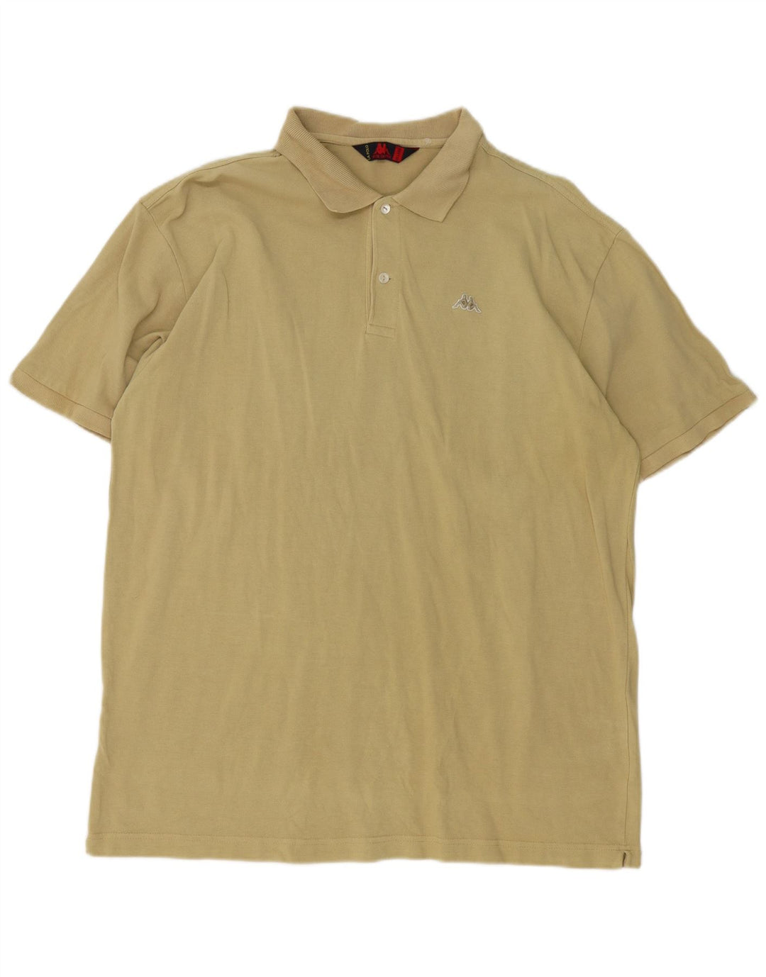 Cămașă polo pentru bărbați Kappa 2XL bumbac bej