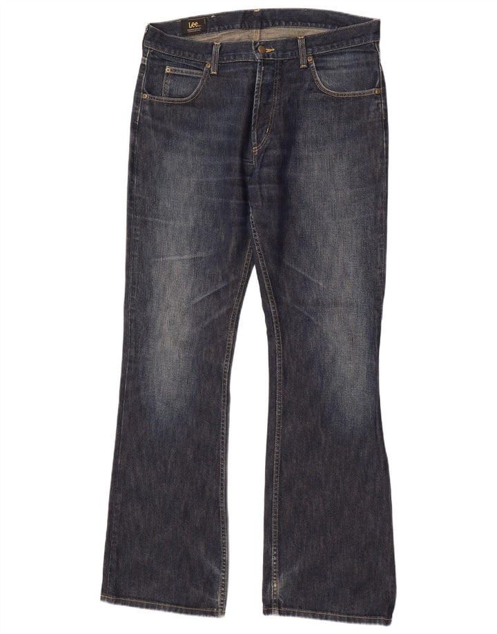 Blugi pentru bărbați Lee Denver Bootcut W36 L34 Bumbac albastru