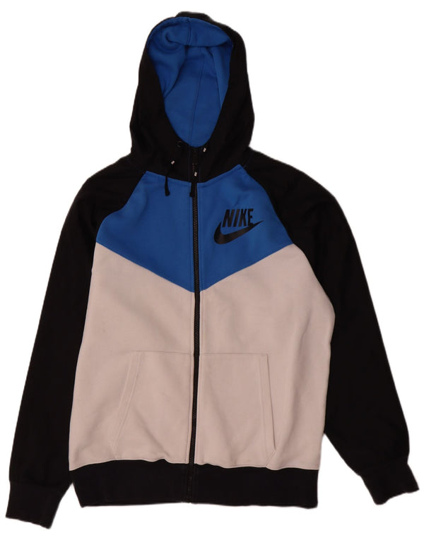 Pulover Nike pentru bărbați, cu capota, cu fermoar și grafic, din bumbac mare multicolor