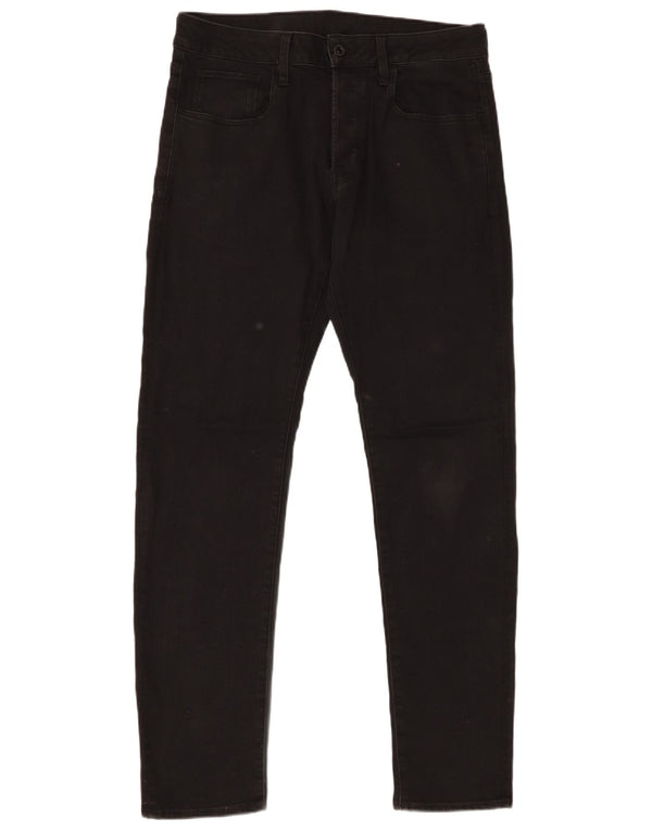 G-Star Blugi slim drepte pentru bărbați W31 L32 bumbac negru