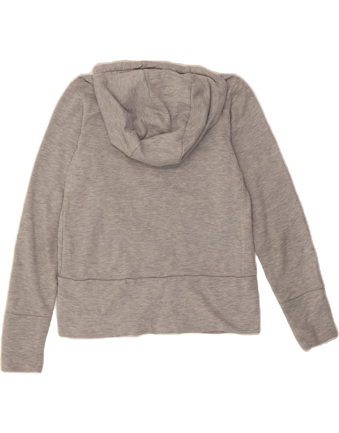 NIKE Womens Dri Fit Zip Hoodie Sweater UK 12 Medium Grey Polyester Vintage Nike and Second-Hand Nike from Messina Hembry 