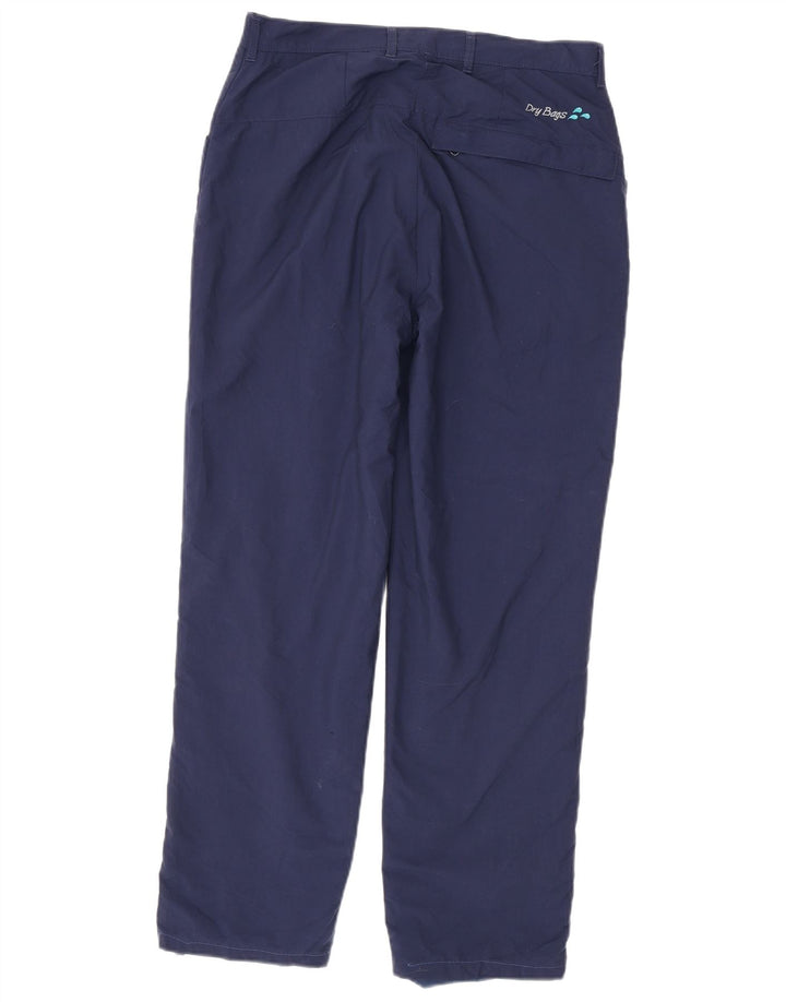 Pantaloni rohan pentru drumeții pentru bărbați W32 L29 poliamidă bleumarin