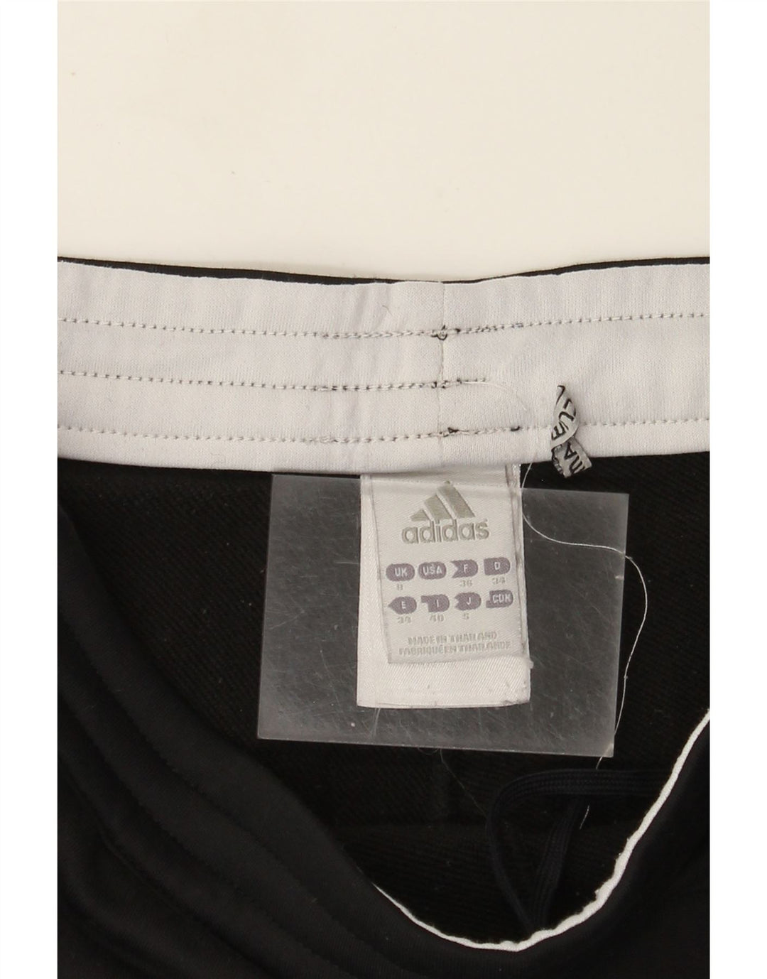 Pantaloni de trening Adidas Climalite pentru femei UK 8 Poliester negru mic