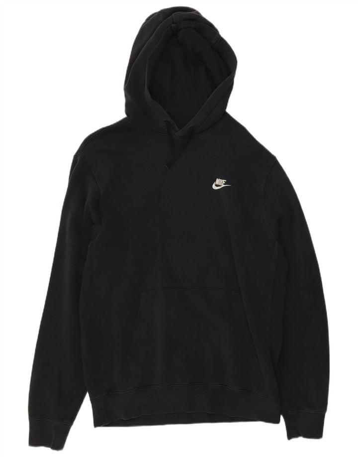 Pulover Nike Tall pentru bărbați, bumbac mediu negru