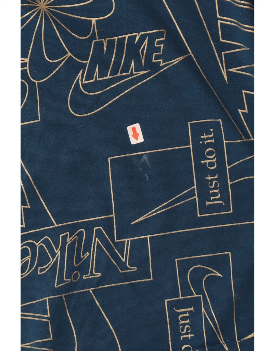 Tricou grafic Nike pentru bărbați Top mic din bumbac bleumarin