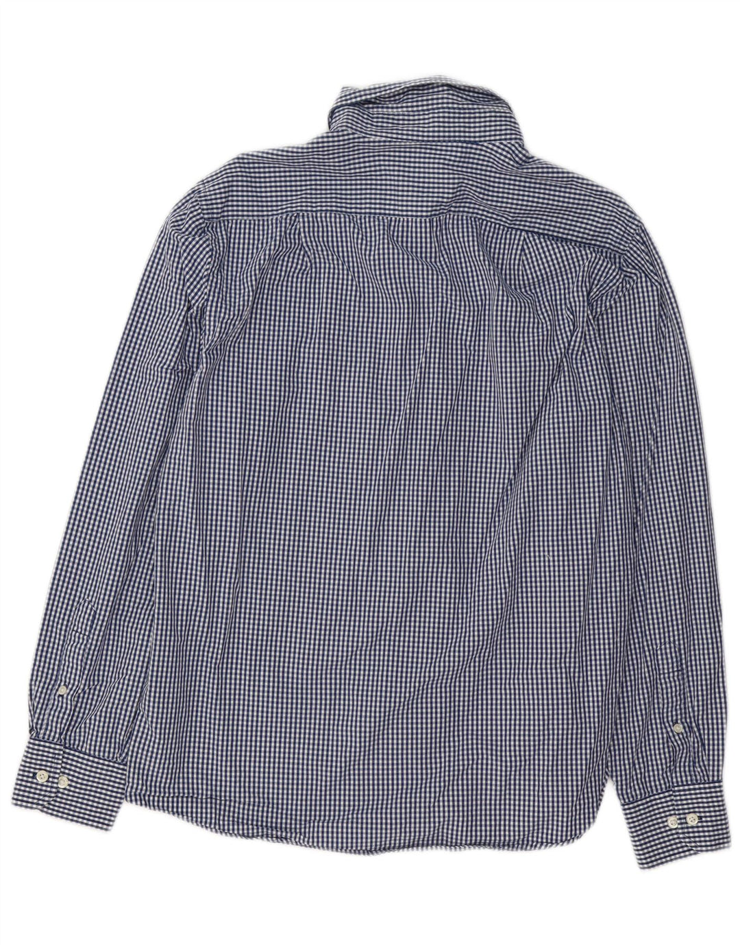 Cămașă Izod Coupe Ajustee Slim Fit, Bumbac Vichy Albastru Mediu
