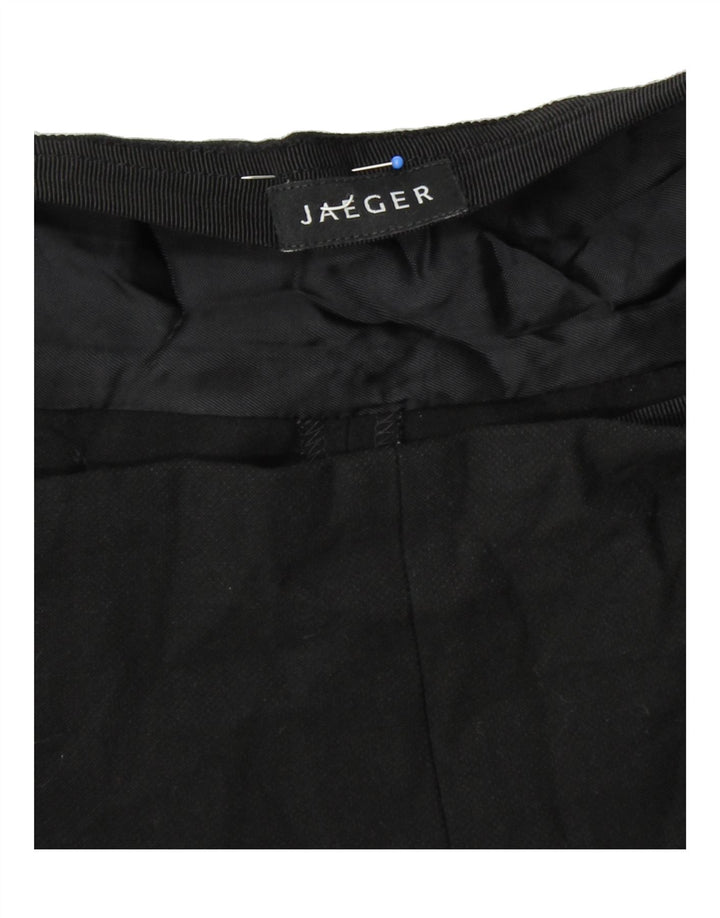 JAEGER Womens Slim Chino Trousers W34 L32 Black Vintage Jaeger and Second-Hand Jaeger from Messina Hembry 