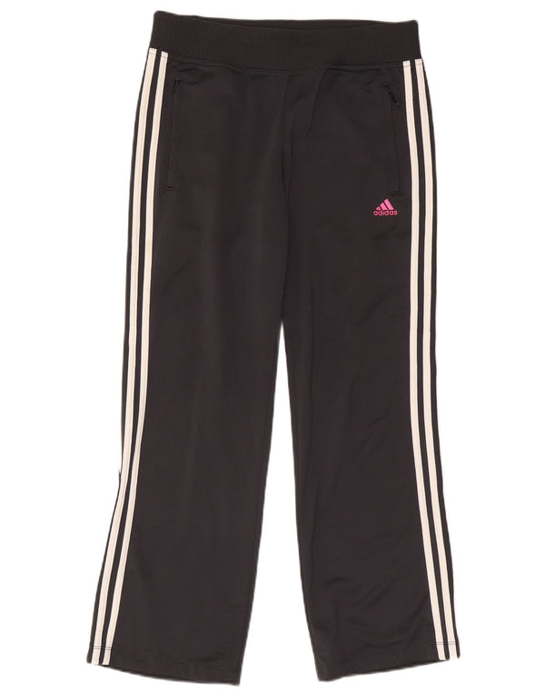 Pantaloni de trening Adidas pentru femei UK 14 Medium Gri Poliester