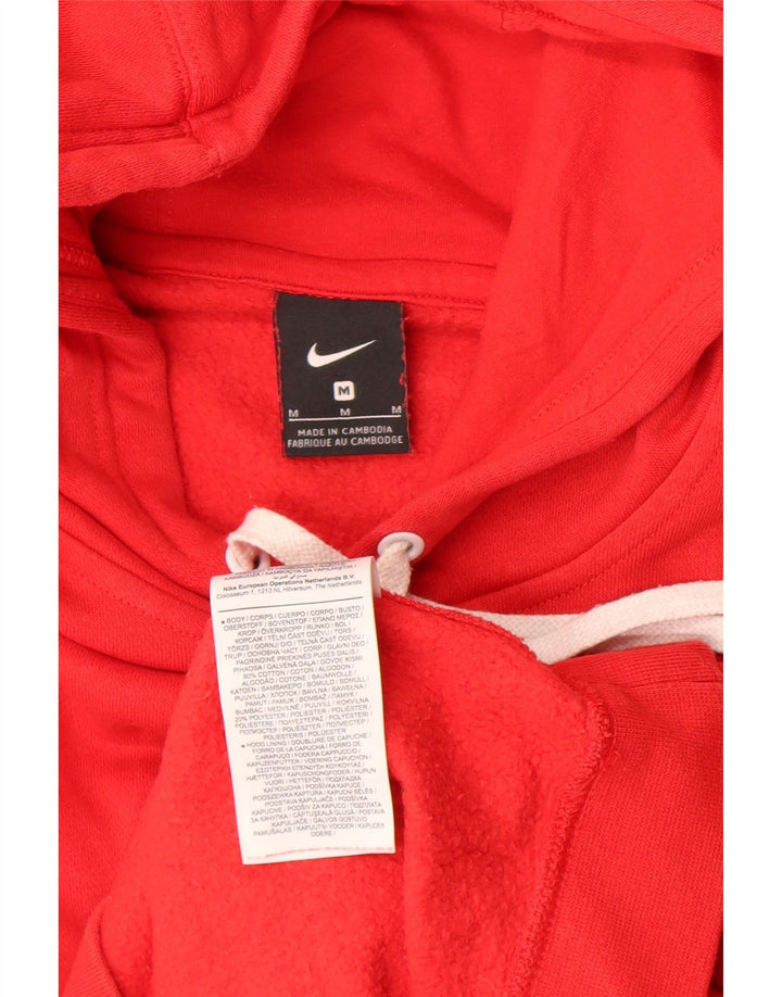 Pulover Nike pentru bărbați, bumbac roșu mediu