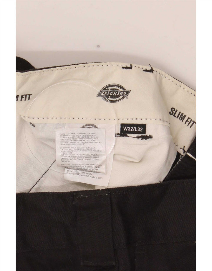 Pantaloni chino pentru bărbați Dickies Slim Fit W32 L32 Poliester negru
