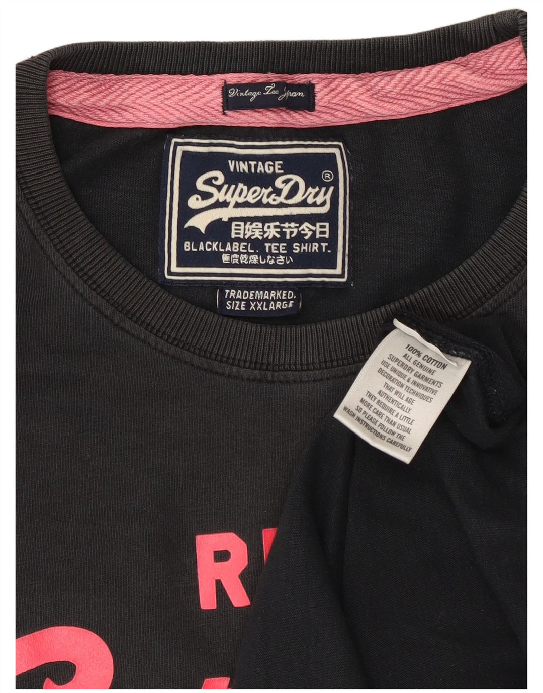 Tricou grafic Superdry pentru femei Top 2XL bumbac gri