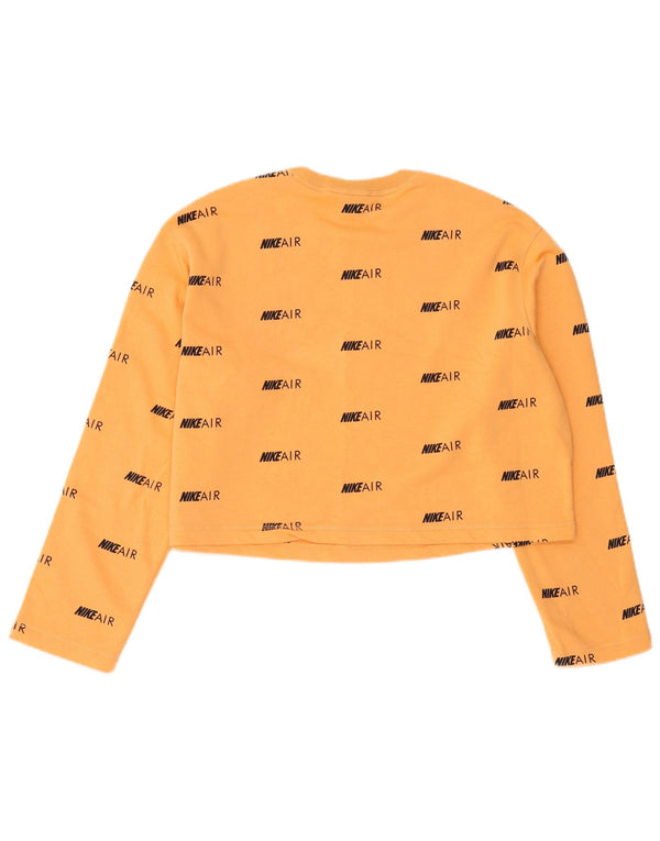 Pulover pentru femei Nike Oversized Crop Graphic Pulover UK 18 XL bumbac portocaliu