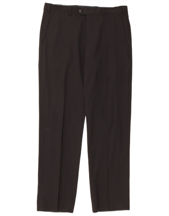 Armani Pantaloni Drepți Bărbați L32 L31 Negru