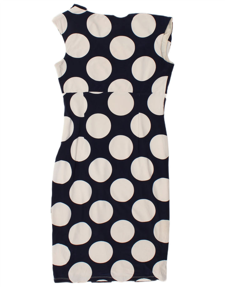 Rochie bodycon pentru femei Phase Eight UK 12 Medium Bleumarin cu buline