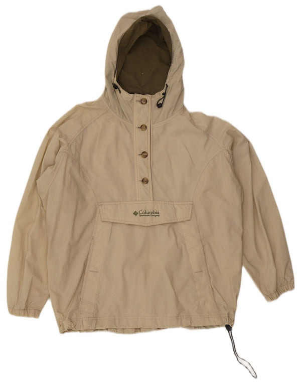 Jachetă Anorak supradimensionată pentru femei Columbia UK 18 XL, bej, nailon