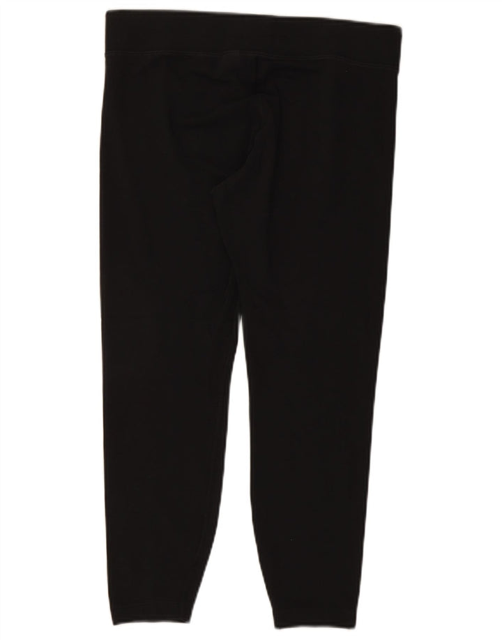 Leggings crop pentru femei Nike UK 14, mare, negru, bumbac