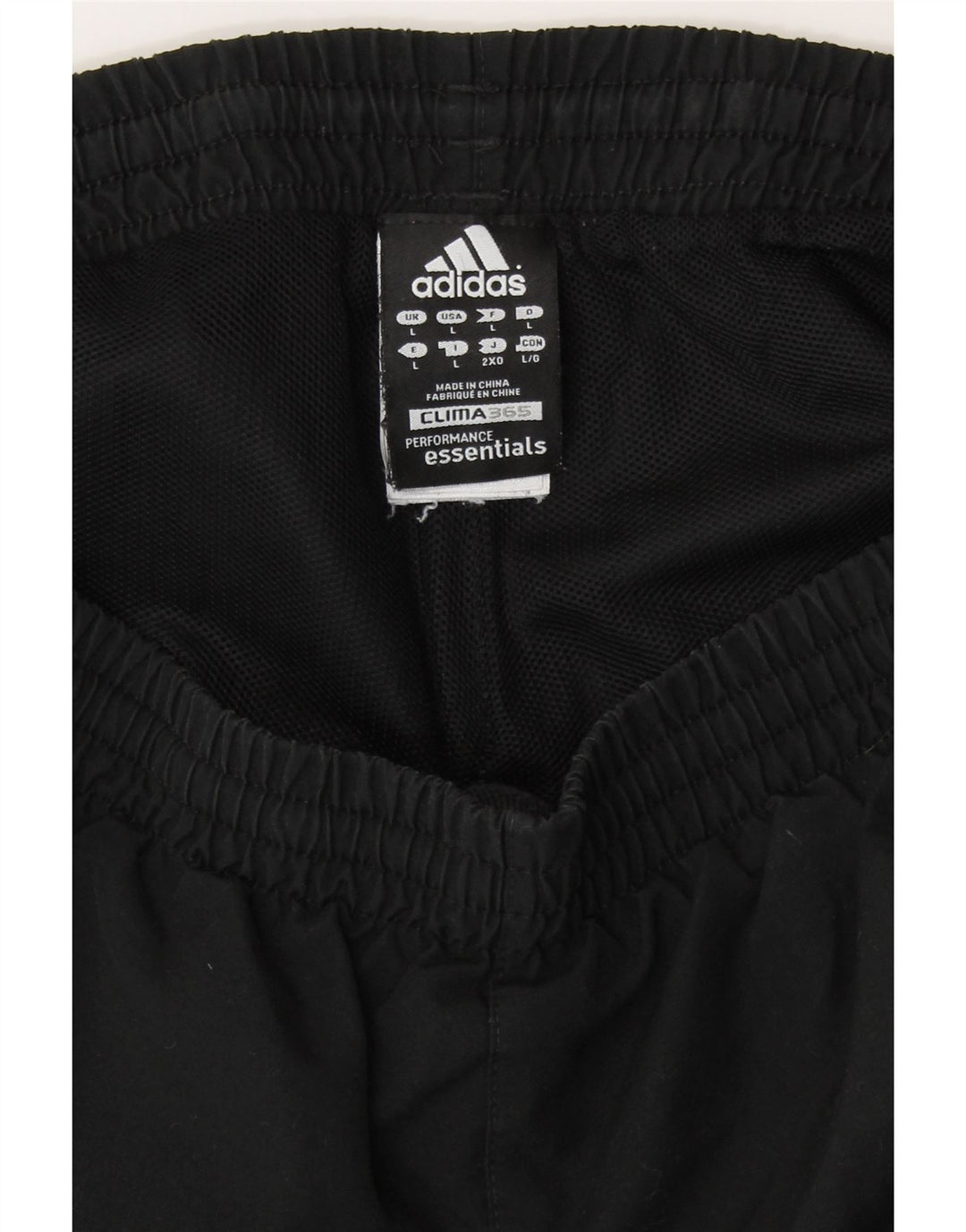 Pantaloni de trening ADIDAS Clima 365 pentru bărbați Pantaloni de jogging, mari, negru, poliester