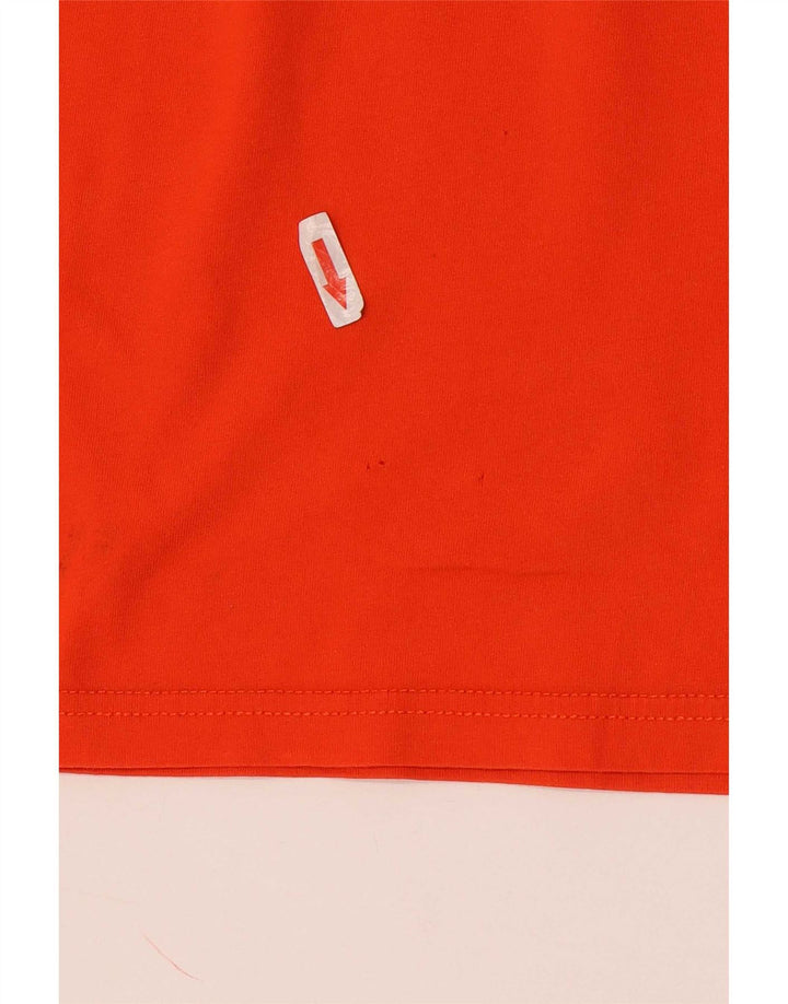 Tricou pentru bărbați Napapijri Top din bumbac portocaliu mediu