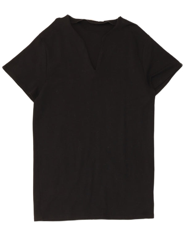 Rochie tricou pentru femei Zara UK 14 Medium Black