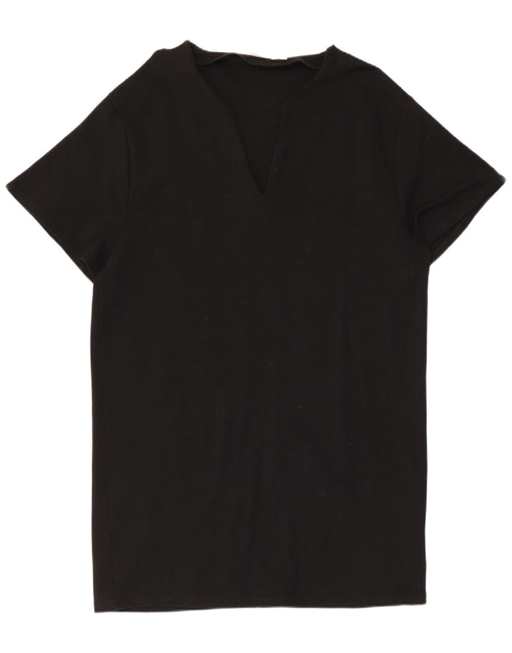 Rochie tricou pentru femei Zara UK 14 Medium Black