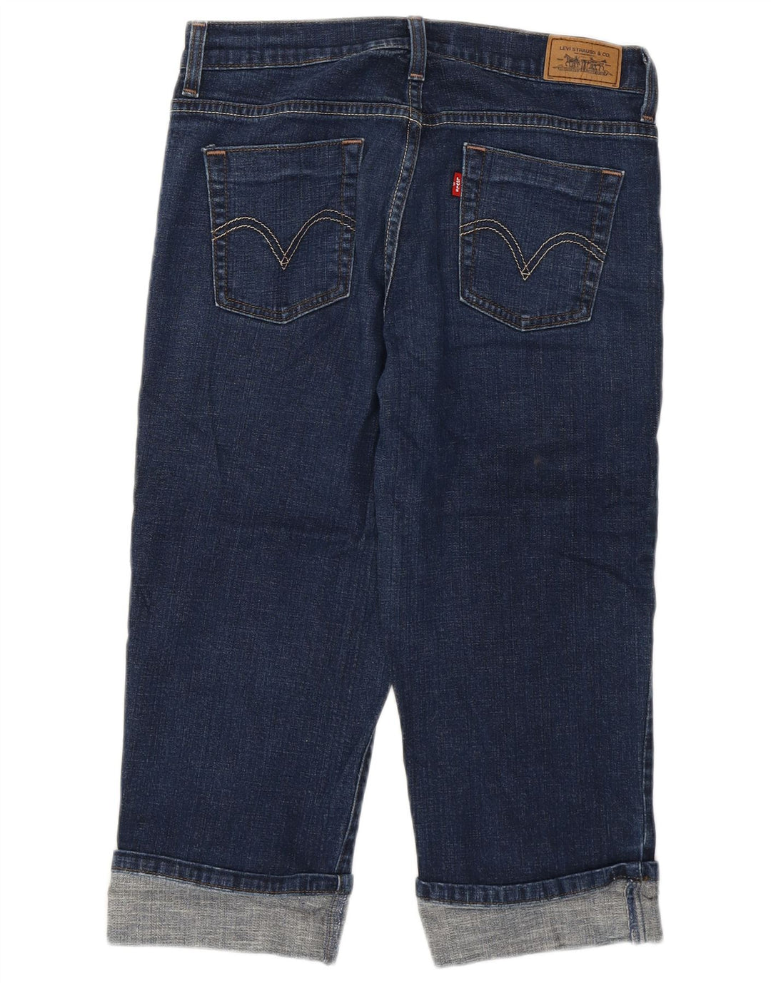 Blugi Levi's 515 Capri pentru femei US 6 Medium W28 L19 Bumbac albastru