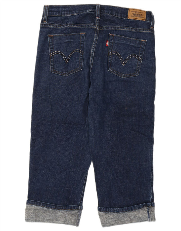 Blugi Levi's 515 Capri pentru femei US 6 Medium W28 L19 Bumbac albastru