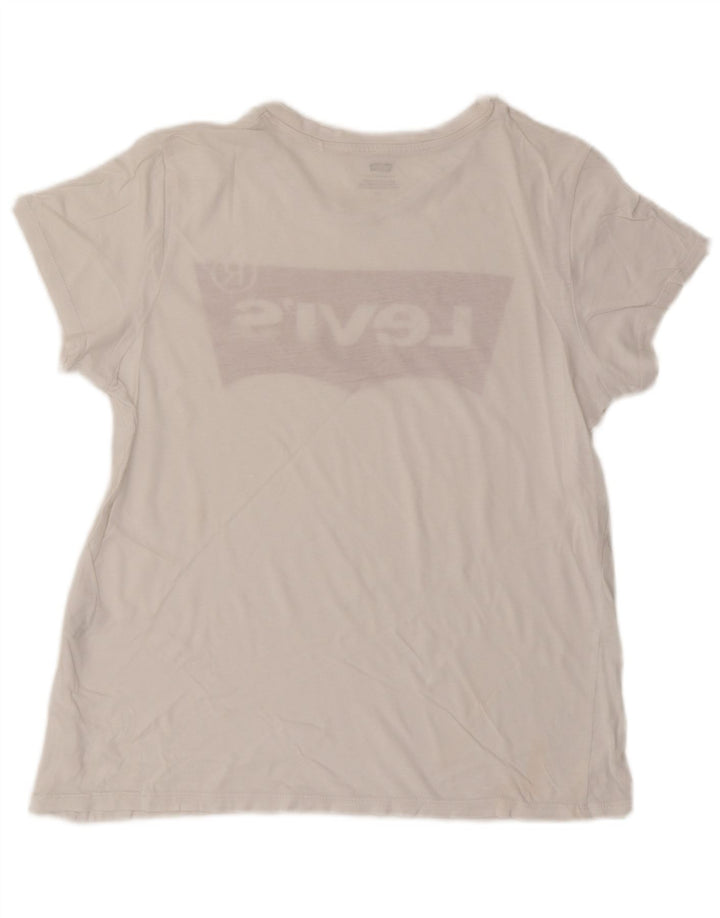 Tricou grafic LEVI'S pentru femei Top UK 16 Large White