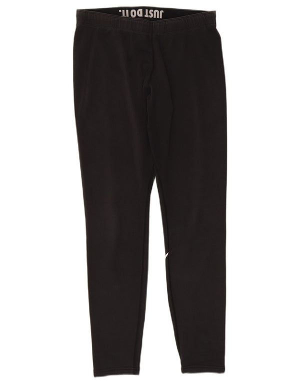 Leggings grafic Nike pentru femei UK 14, mare, negru, bumbac