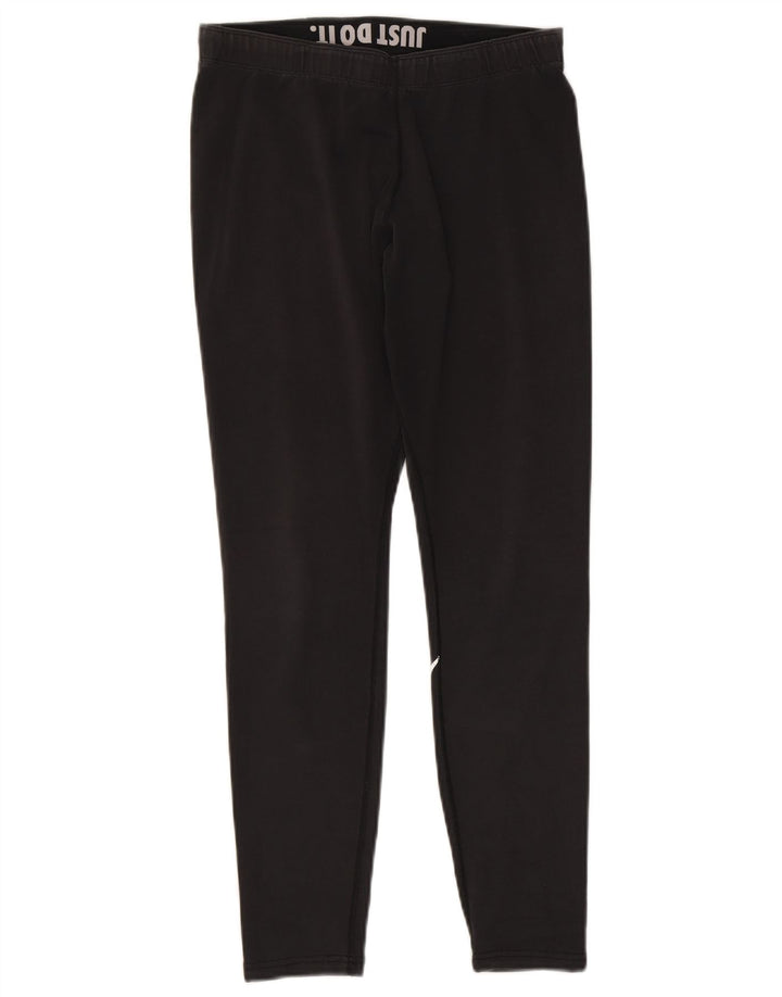 Leggings grafic Nike pentru femei UK 14, mare, negru, bumbac