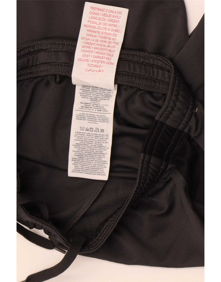 Pantaloni scurți sport Nike pentru băieți 10-11 ani, mediu negru, poliester color bloc