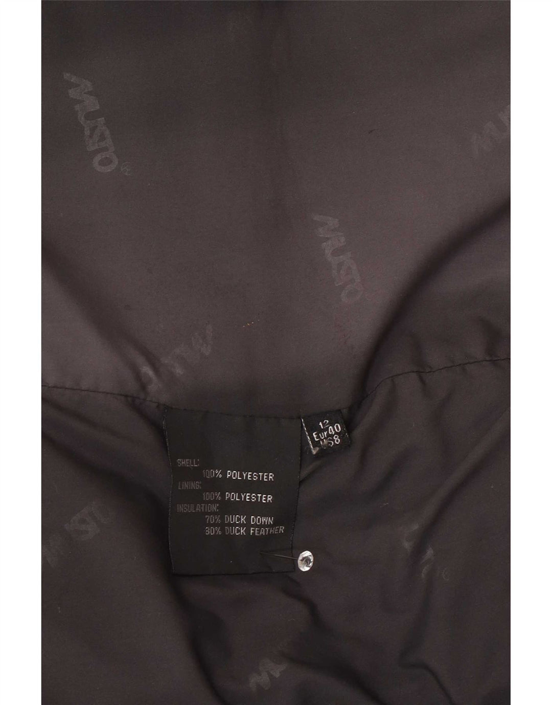 Gilet căptușit pentru femei Musto UK 12 Poliester verde mediu