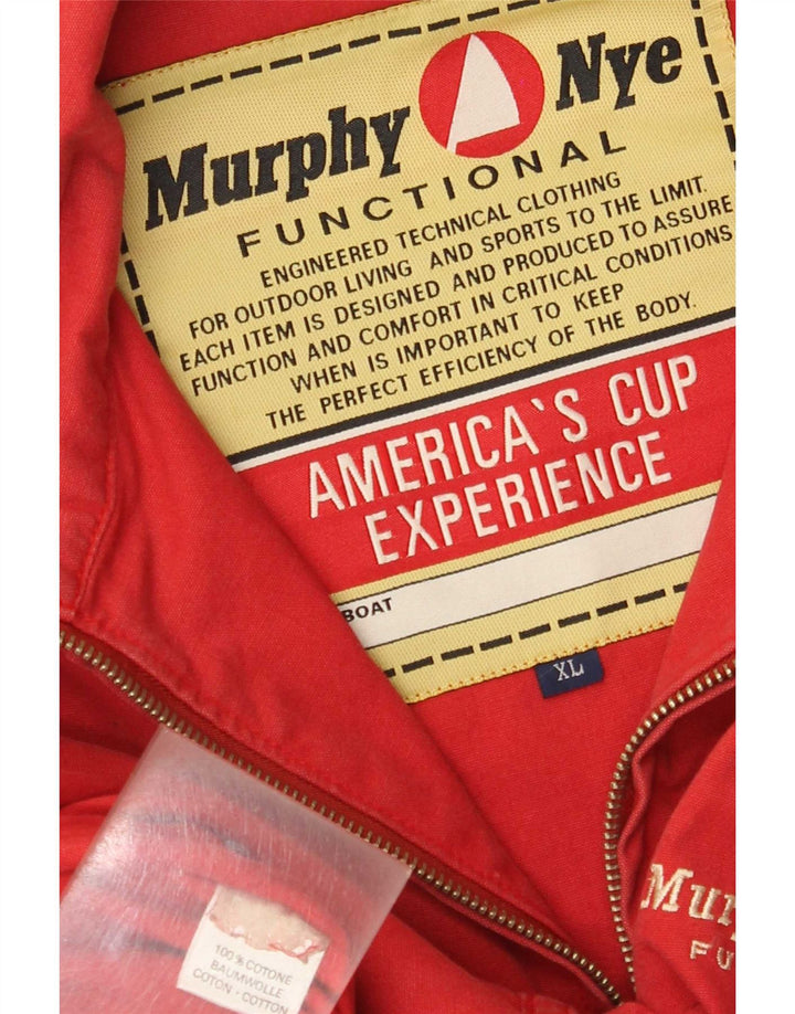 Jachetă Windbreaker pentru bărbați Murphy & Nye UK 42 XL Bumbac roșu