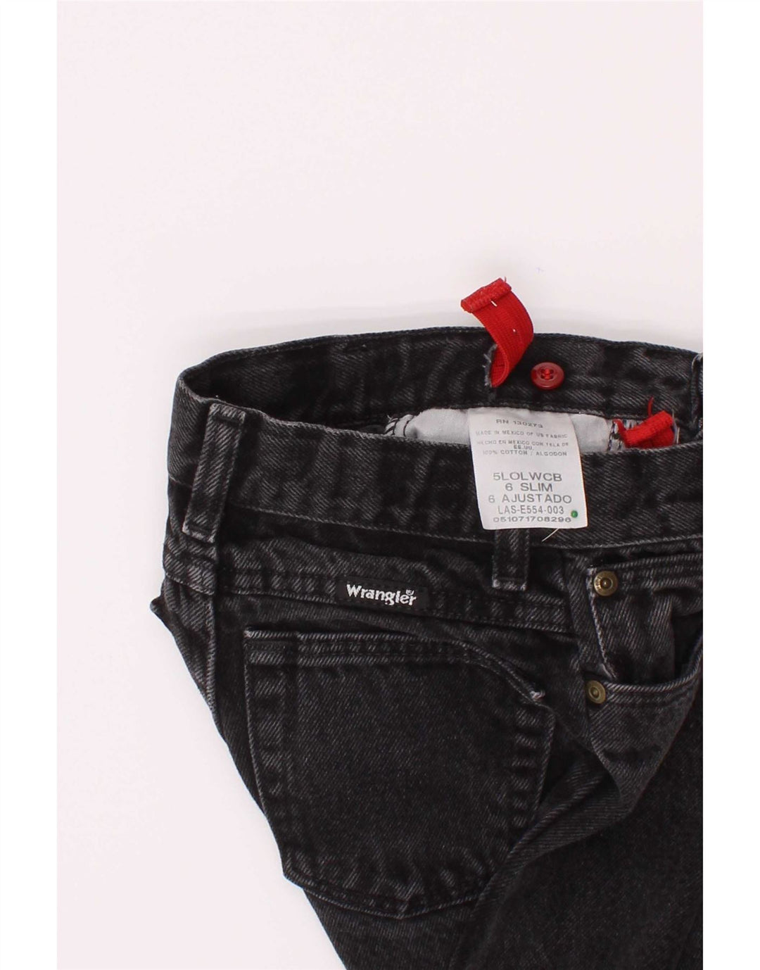 Blugi slim pentru baieti Wrangler 7-8 ani W22 L20 bumbac gri