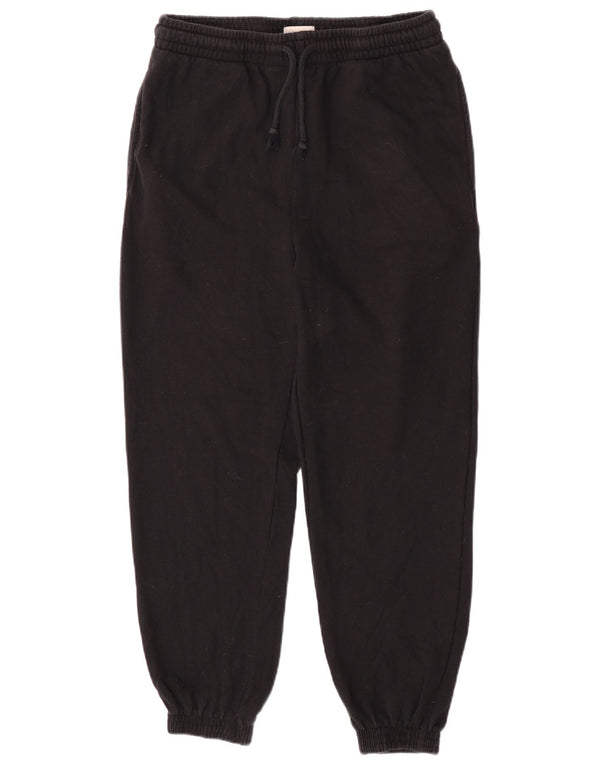 Topshop Pantaloni de trening pentru femei Joggeri UK 14 Bumbac negru mare