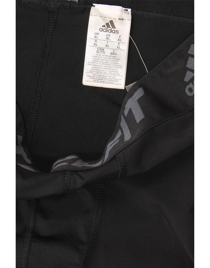 Pantaloni adidas Climalite Graphic XL, poliester negru