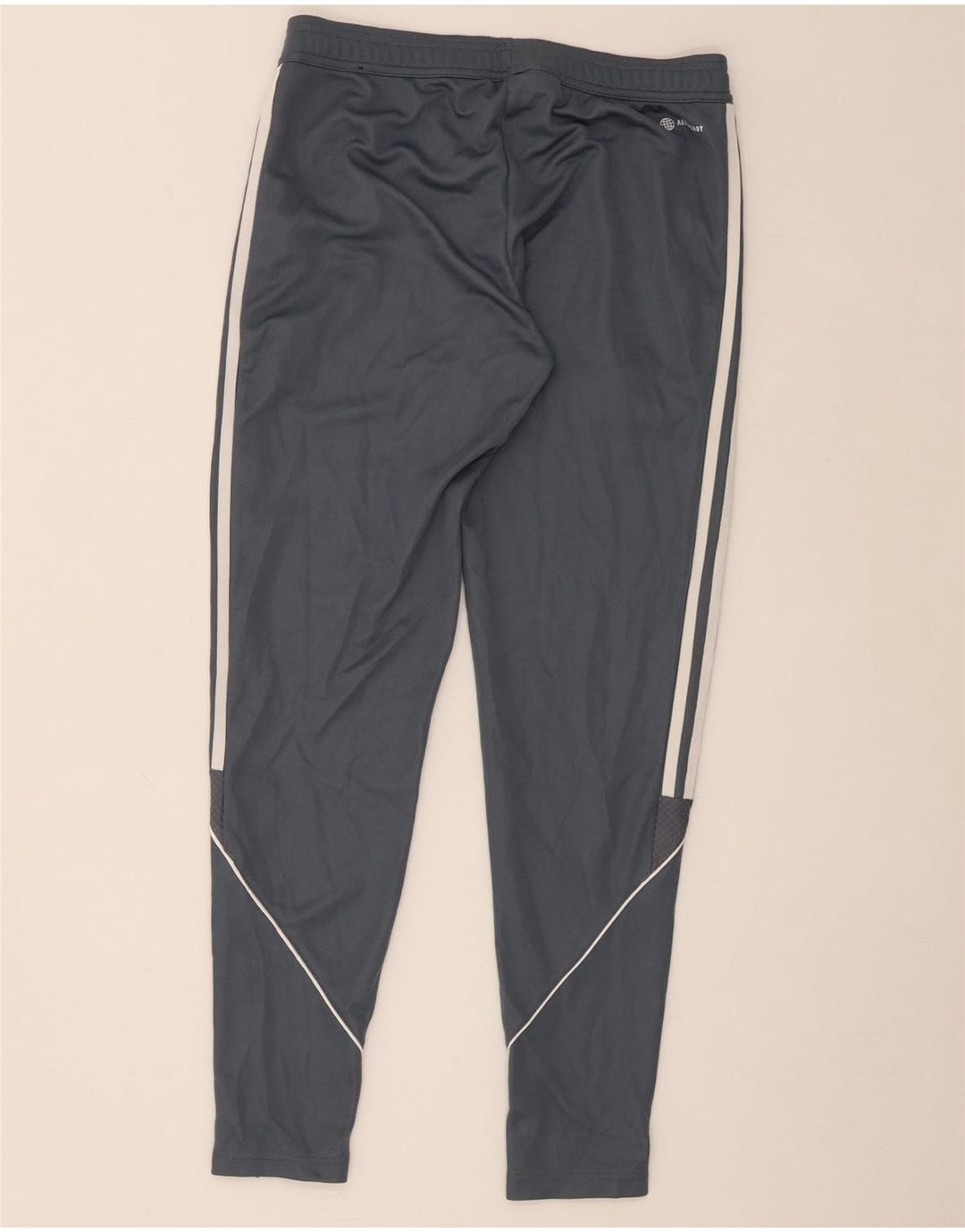 Pantaloni de trening cu grafic pentru femei Adidas UK 12/14 Gri mediu