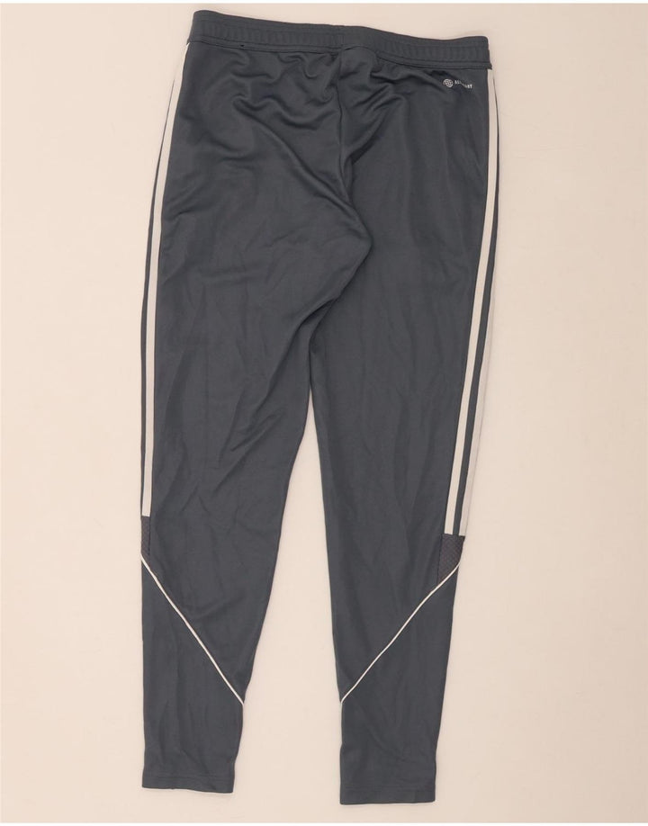 Pantaloni de trening cu grafic pentru femei Adidas UK 12/14 Gri mediu
