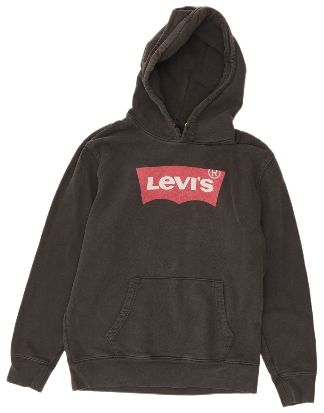 Pulover Levi's Standard Graphic pentru bărbați, bumbac mediu negru