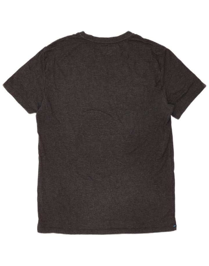 Tricou obișnuit Columbia cu mânecă scurtă pentru bărbați, top mediu, gri bumbac cu pete