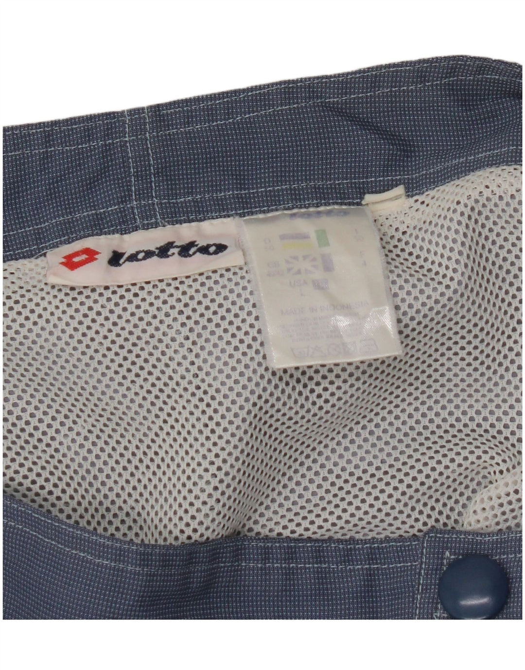 LOTTO Pantaloni scurți de înot pentru bărbați UK 40/42 Large W34 Navy Blue Colorblock