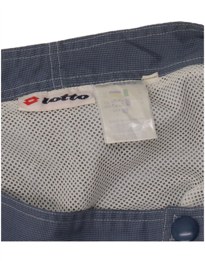 LOTTO Pantaloni scurți de înot pentru bărbați UK 40/42 Large W34 Navy Blue Colorblock