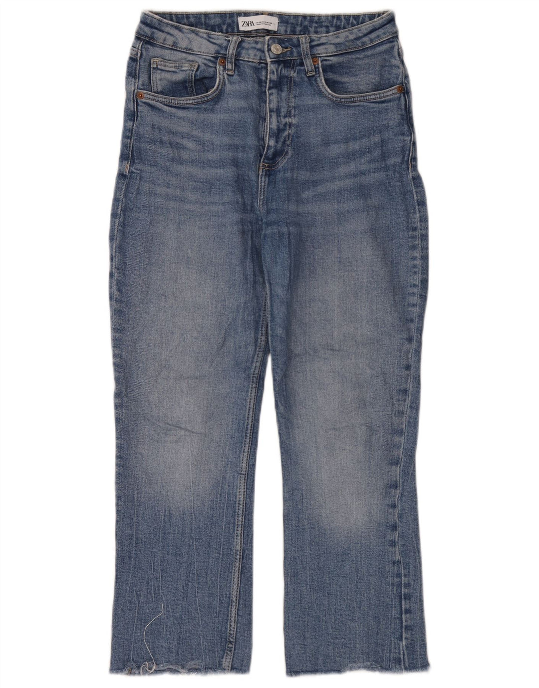 Blugi Zara Femei Bootcut EU 36 XS W26 L25 Albastru