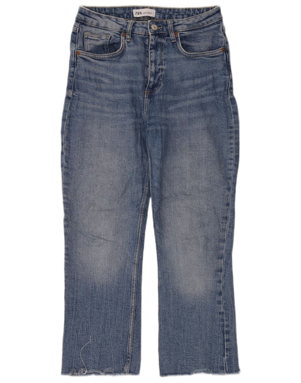 Blugi Zara Femei Bootcut EU 36 XS W26 L25 Albastru