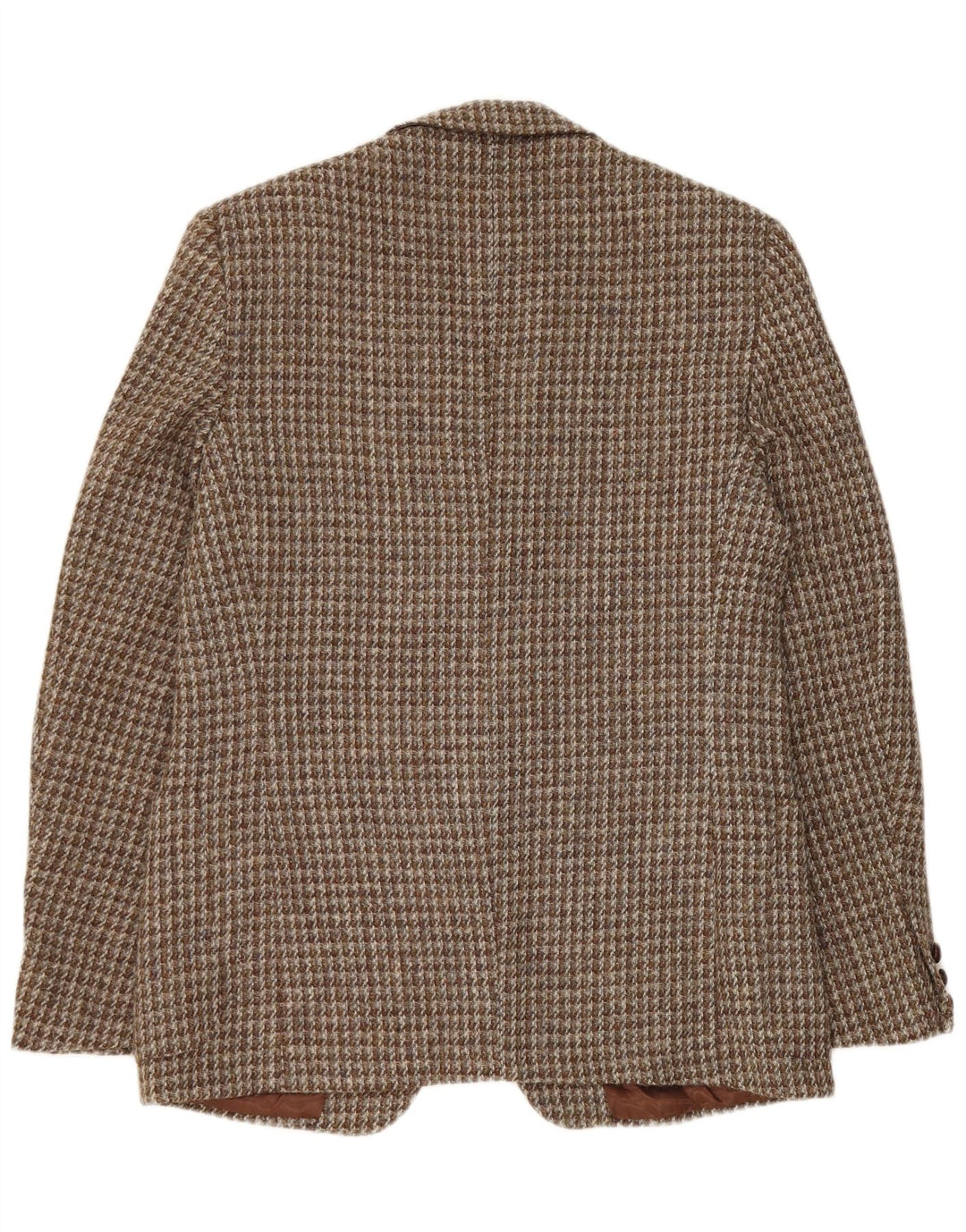 Jachetă pentru bărbați Harris Tweed cu 2 nasturi, UK 42 XL, maro, picior de gală