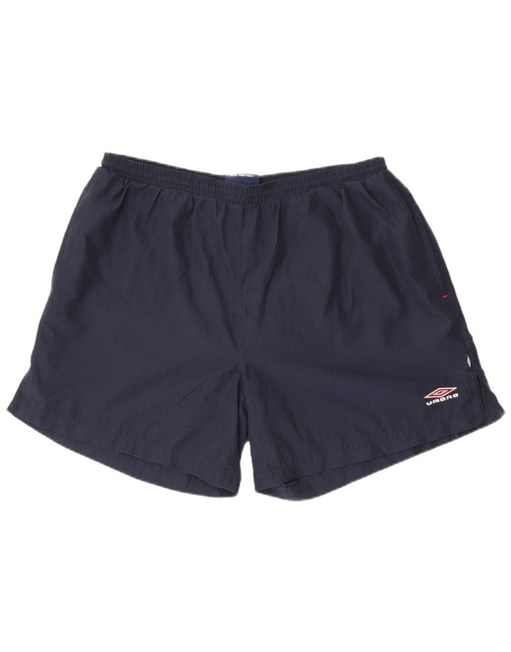 Pantaloni scurți de înot Umbro pentru bărbați, mari, albastru, poliester
